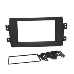 MOLDURA 3193 2DIN SUZUKI SX-4 PRETA - 2357 - Escutsom