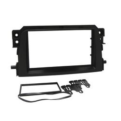 MOLDURA 3184 2DIN MERCEBES-BENS SMART 11 PRETA - 2... - Escutsom