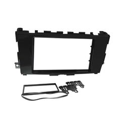 MOLDURA 3185 2DIN NISSAN ALTIMA 13 PRETA - 2349 - Escutsom