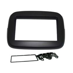 MOLDURA 4011 2DIN FIAT MOBI MARROM - 2393 - Escutsom