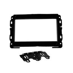 MOLDURA 3301 2DIN FIAT TORO PRETO FOSCO - 2374 - Escutsom