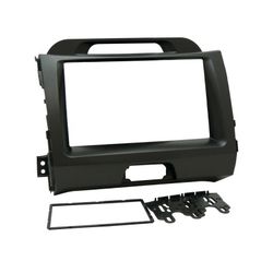 MOLDURA 3170 2DIN KIA SPORTAGE 10/15 PRETA - 2334 - Escutsom