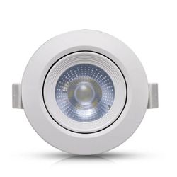 Spot Led Embutir Redondo 5W Branco Quente 3000K 18... - Espaço Ilumine