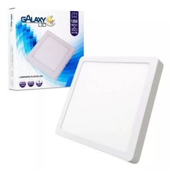 Plafon Painel Led Sobrepor Quadrado 18w 22cm Biv 4... - Espaço Ilumine