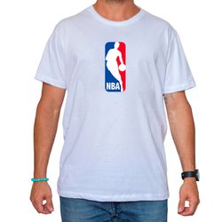 Camiseta Logo NBA Branca - Esportistão
