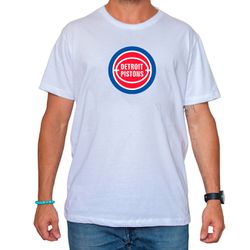 Camiseta Detroit Pistons Branca - Esportistão
