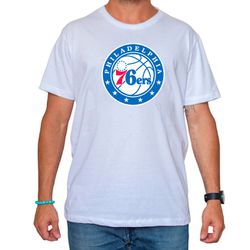 Camiseta Philadelphia Sixers Branca - Esportistão