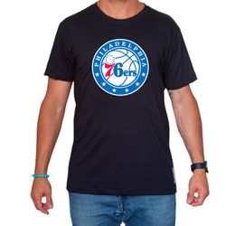 Camiseta Philadelphia Sixers Preto - Esportistão