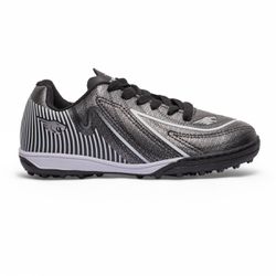 Chuteira Vitaly Society Infantil - Preto/Branco - IBAL Esportivos