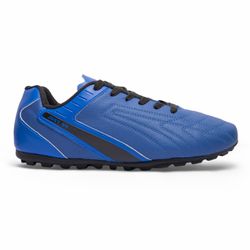 Chuteira Just Go Society Adulto - Azul/Preto - IBAL Esportivos