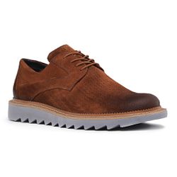 Sapato Masculino Casual Sola Tratorado Couro DR 11 Preto PINE COAST