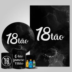 Trio Capas + Painéis Casado Tema O famoso 18tão Branco - 18tão 3 - ESTAMPARIA NET 