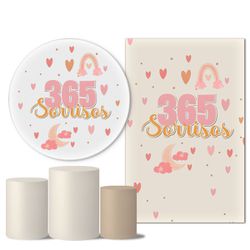 Trio Capas + Painéis Casado Tema 365 Sorrisos 1 - 1487 - ESTAMPARIA NET 