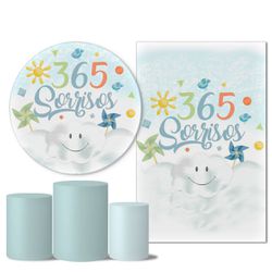 Trio Capas + Painéis Casado Tema 365 Sorrisos 2 - 1490 - ESTAMPARIA NET 