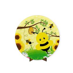 Painel Redondo 50x50 Abelinha 1 - IMZ50 - ESTAMPARIA NET 