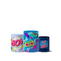 Trio Capas Cilindro Tema Anos 80 - 1818 - ESTAMPARIA NET 