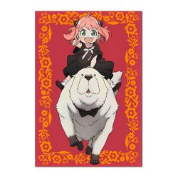 Painel Festa Retangular Tema Anya Forger - 9520 - ESTAMPARIA NET 