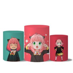 Trio Capas Cilindro Tema Anya Forger Veste Fácil - 9520 - ESTAMPARIA NET 