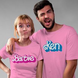 Kit Casal Camiseta Premium T-shirts Barbie Ken - 00032524E02 - ESTAMPARIA NET 