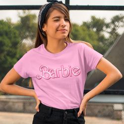 Camisetas T-shirts Feminina Baby Look Barbie - 00032356E18 - ESTAMPARIA NET 