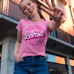 Camisetas T-shirts Feminina Baby Look Barbie