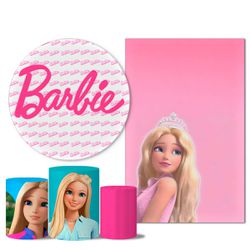 Trio Capas + Painéis Casado Tema Barbie - 1357 - ESTAMPARIA NET 