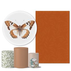 Trio Capas + Painéis Casado Tema Borboletas 8 - 1532 - ESTAMPARIA NET 
