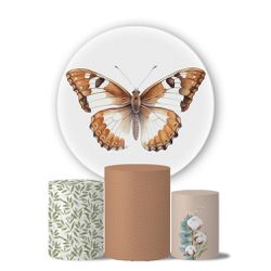 Kit Painel Cilindro Tema Borboletas 8 - 1532 - ESTAMPARIA NET 