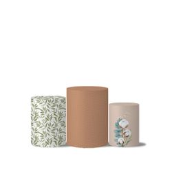 Trio Capas Cilindro Tema Borboletas 8 - 1532 - ESTAMPARIA NET 