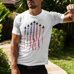 Camiseta Premium USA Estados Unidos Branca - 00025947E - ESTAMPARIA NET 