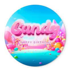 Painel Redondo Tema Candy Full Color - 1728 - ESTAMPARIA NET 