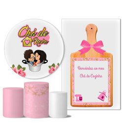 Trio Capas + Painéis Casado Tema Chá 10 - 1665 - ESTAMPARIA NET 