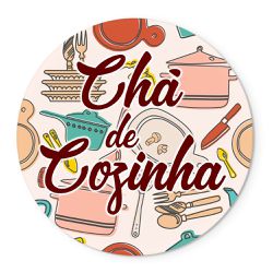 Painel Temático Chá de Cozinha Veste Fácil C/ Elástico - Chá de Cozinha 4 - ESTAMPARIA NET 