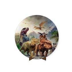 Painel Redondo 50x50 Dinossauros 3 - IMZ60 - ESTAMPARIA NET 