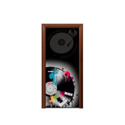 Capa de Porta Veste Facil Com Elástico Tema Disco De Vinil - 174 - ESTAMPARIA NET 