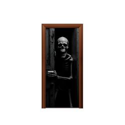 Capa de Porta Veste Facil Com Elástico Tema Esqueleto - 104 - ESTAMPARIA NET 