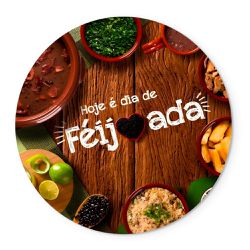 Painel Redondo Tema Feijoada 3 - 1680 - ESTAMPARIA NET 