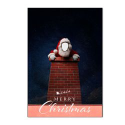 Painel Vazado Retangular Tema Feliz Natal 1 - 1784 - ESTAMPARIA NET 