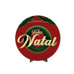 Painel Redondo 50x50 Feliz Natal 10 - IMZ24 - ESTAMPARIA NET 