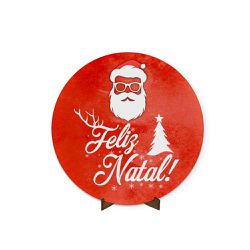 Painel Redondo 50x50 Feliz Natal 11 - IMZ25 - ESTAMPARIA NET 