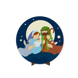 Painel Redondo 50x50 Feliz Natal 13 - IMZ27 - ESTAMPARIA NET 