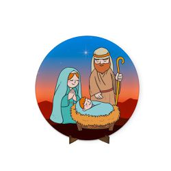Painel Redondo 50x50 Feliz Natal 14 - IMZ28 - ESTAMPARIA NET 