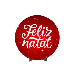 Painel Redondo 50x50 Feliz Natal 5 - IMZ19 - ESTAMPARIA NET 