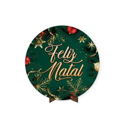 Painel Redondo 50x50 Feliz Natal 7 - IMZ21 - ESTAMPARIA NET 