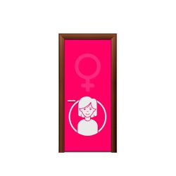 Capa de Porta Tema Feminino 1 - 1827 - ESTAMPARIA NET 