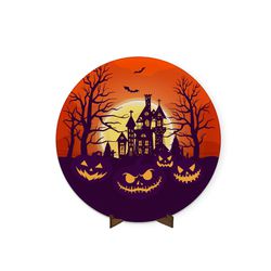 Painel Redondo 50x50 Halloween 1 - 00007691E - ESTAMPARIA NET 
