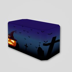 Capa de Mesa Tema Halloween Morcegos - Halloween 9 - ESTAMPARIA NET 