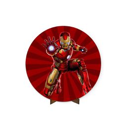Painel Redondo 50x50 Homem De Ferro 2 - 0629 - ESTAMPARIA NET 