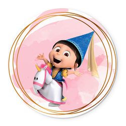 Painel Temático Agnes Meu Malvado Favorito Veste Fácil C/ Elástico - 9524 - ESTAMPARIA NET 