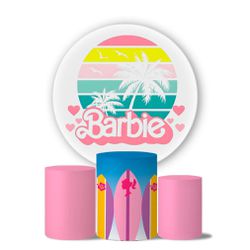 Trio Capas Cilindros + Painel Veste Fácil Barbie 10 - 1897 - ESTAMPARIA NET 